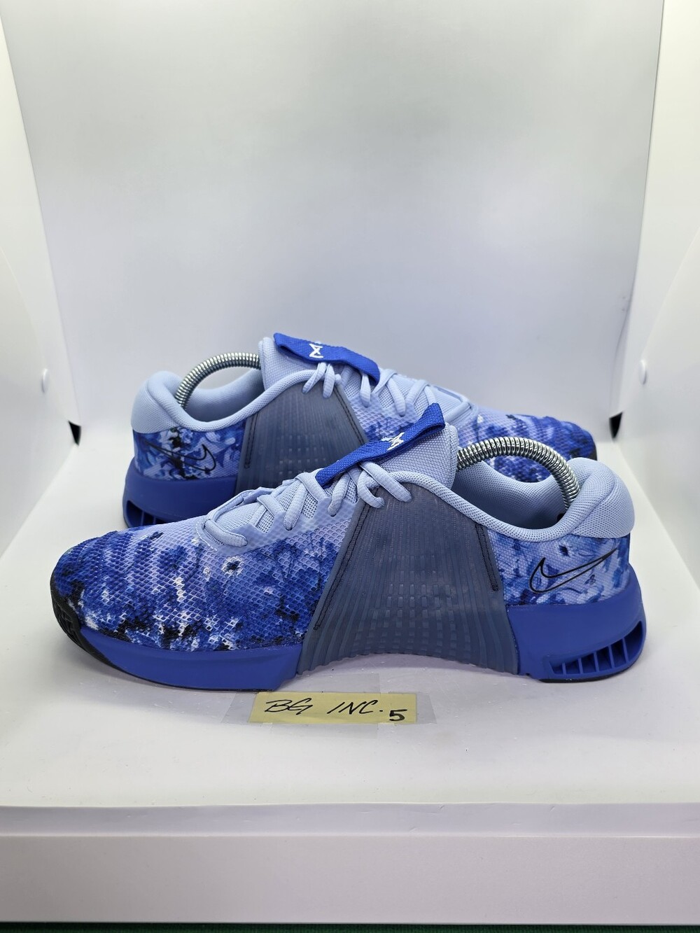 Nike Men's Metcon 9 AMP Aluminum Size 9.5 Racer Blue Workout Shoe HJ6008-400 - Picture 5 of 13
